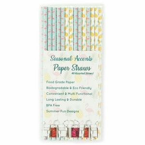 Summer Fun Paper Straws